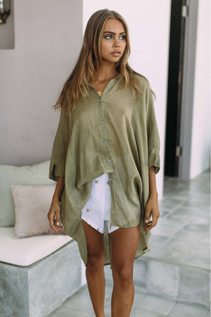 TULUM TOP - SAGE // PRE ORDER